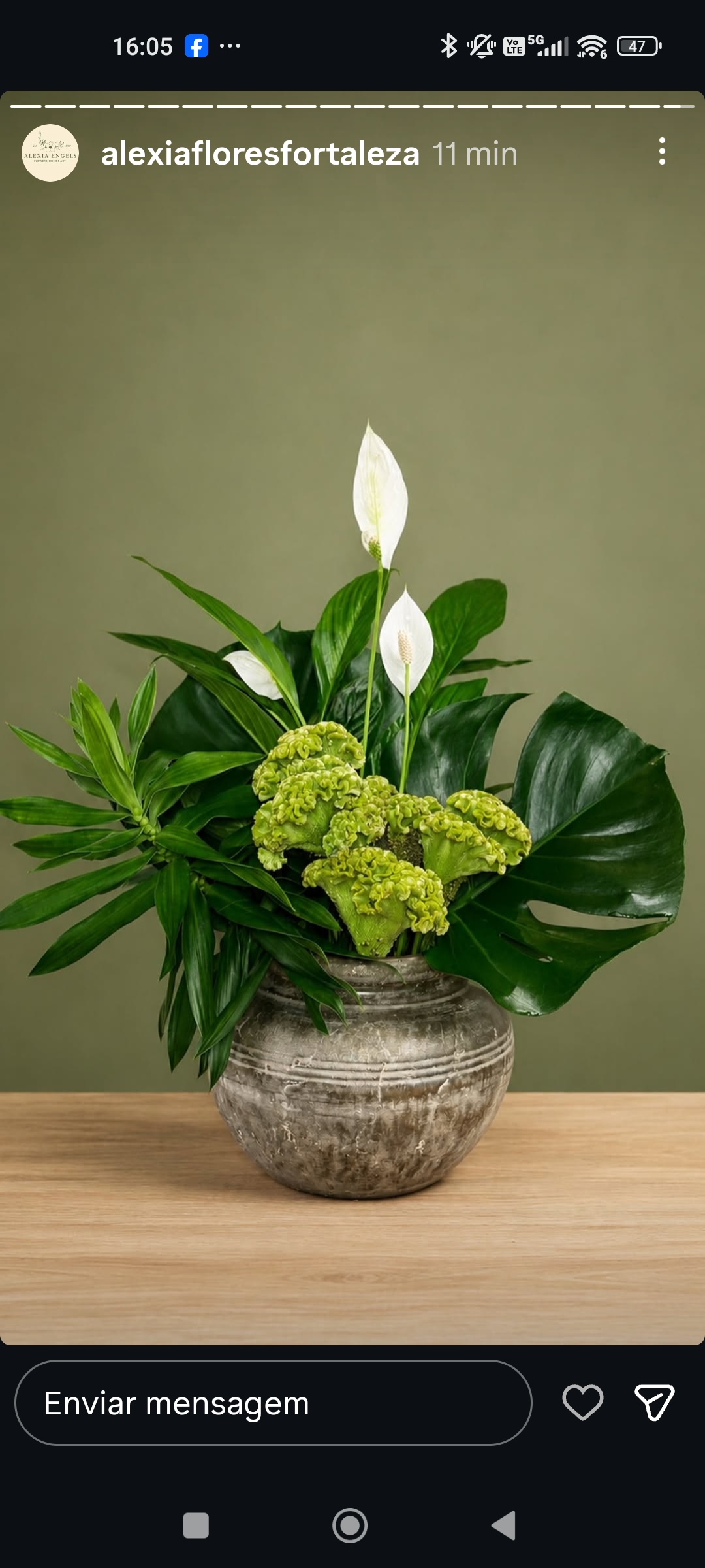 Arranjo Floral decorativo